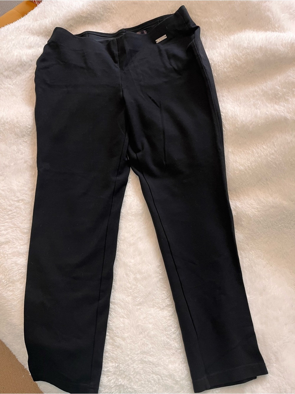 Rafaella Black Stretch Dress Pants - Straight Leg